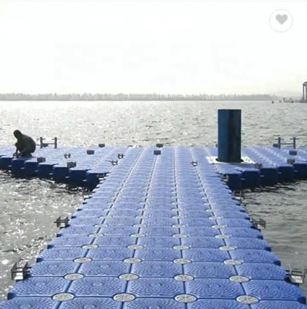 Modular float dock marine jet ski floating dock plastic floating platform pontoon bridge for sale