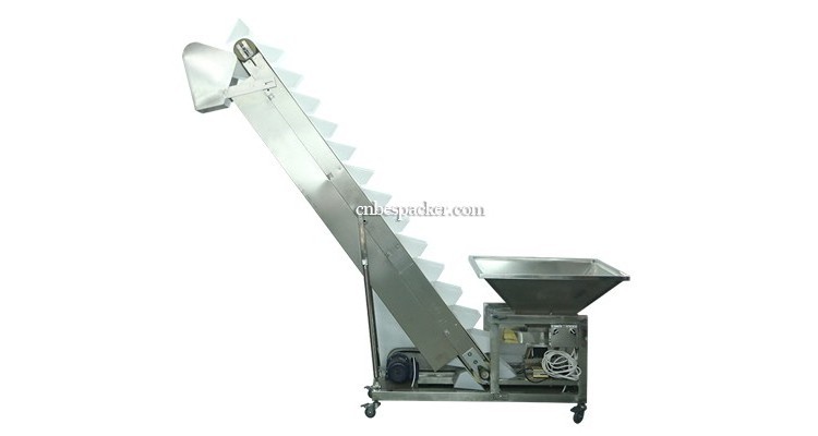 Bespacker stainless steel elevator plastic bucket conveyor belt