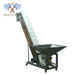 Bespacker stainless steel elevator plastic bucket conveyor belt