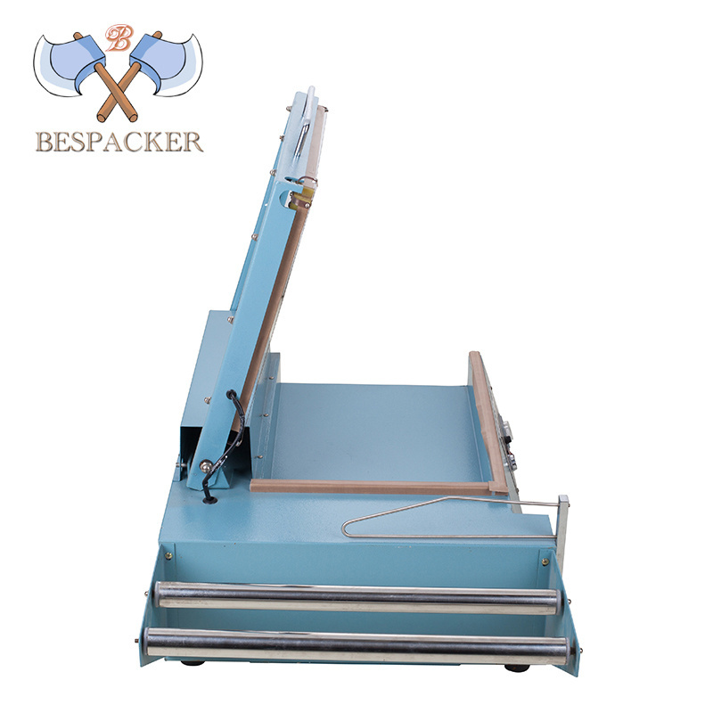 Bespacker Stainless Steel FQL-380 L-Bar Sealer Cutter Machine Manual Plastic Bags Pouch Sealing Packing Machine