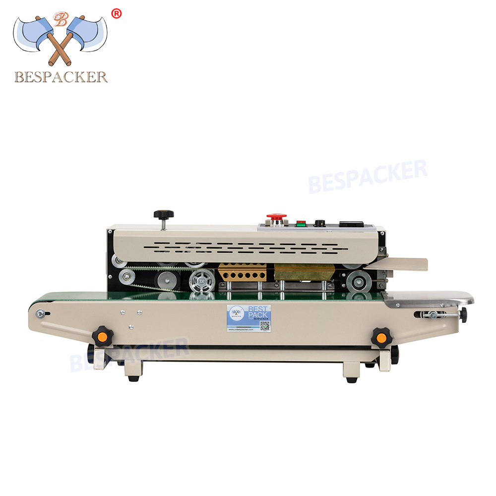 Bespacker FR-900W Automatic continuous plastic bag heat sealer sealing machine for aluminum foil plastic bag