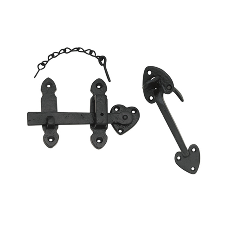 Global Vendor Selling Top Grade Cast Iron Black Antique 203mm Door Thumb Latch