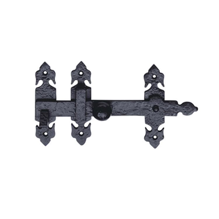 Indian Manufacturer Selling Best Grade Cast Iron Black Antique 203mm Latch for Door Usage