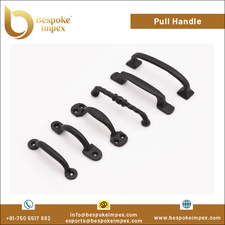 Best Grade Cast Iron Furniture Hardware Cabinet Pull Handles at Minimal Price from Top Listed Indian Manufacturer