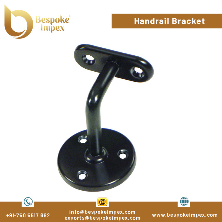 Best Performance Export Quality 75mm Mild Steel Made Handrail Bracket for Gate Available in Different Sizes for Sale