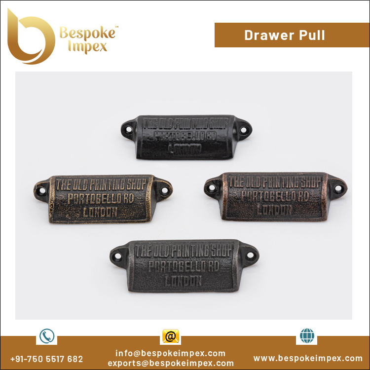 100% Quality Commitment Furniture Handles - Durable Vintage Design Drawer Pull 100mm Available in Bulk Quantity