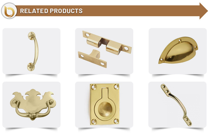 Highest Quality Cabinet Door Hardware - 96mm Brass Finish Cabinet Drawer Pull Handles from Top Supplier