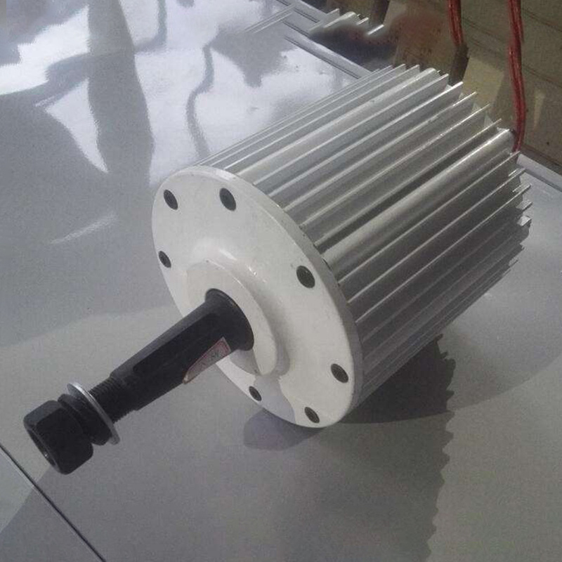 Low torque 1000w free electricity 1kw permanent magnet synchronous generator with mounting base