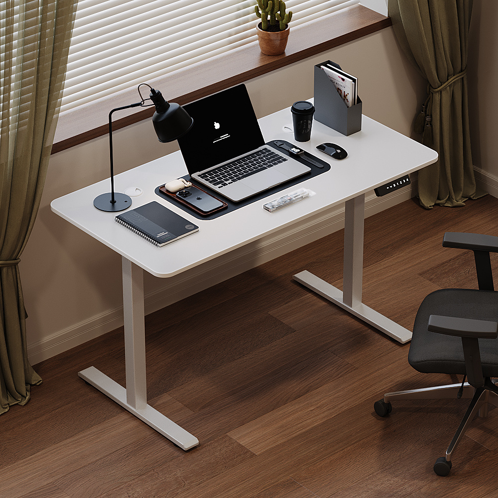 New Sit Stand Computer Desk Height Adjustable Sit Stand Home Office Electric Lifting Desk