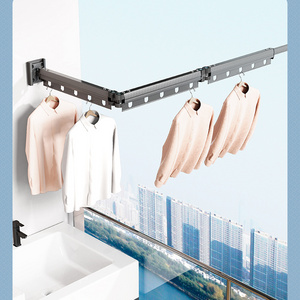 High Quality Foldable Flexible Clothes Hanger Drying Rack Cloth Drying Stand Bathroom Laundry