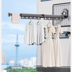 High Quality Foldable Suction Cup Clothes Drying Hanger Multifunctional Indoor Outdoor Usage Flexible Bathroom Living Room