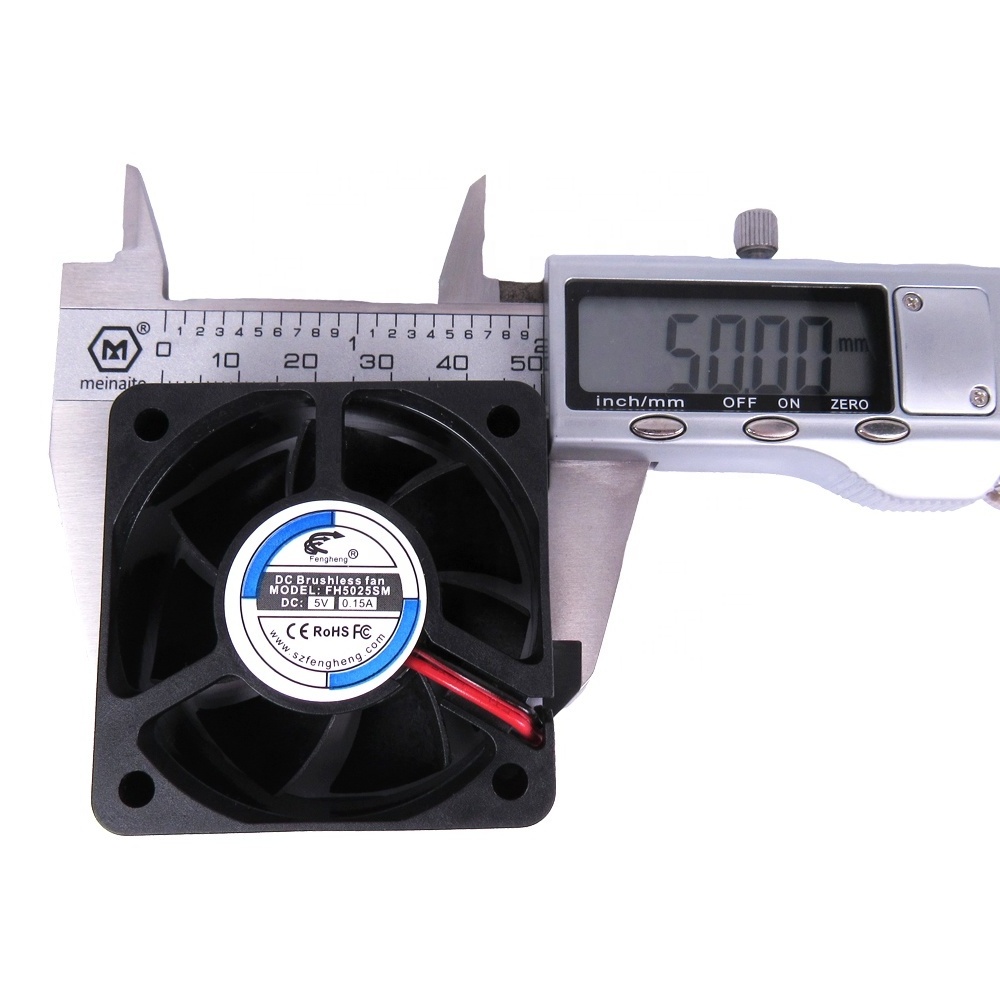 Hot sales silent 24v dc brushless axial fan 50mm  50mmx50mmx25mm 3500RPM sleeve bearing high air axial fan motor 5025