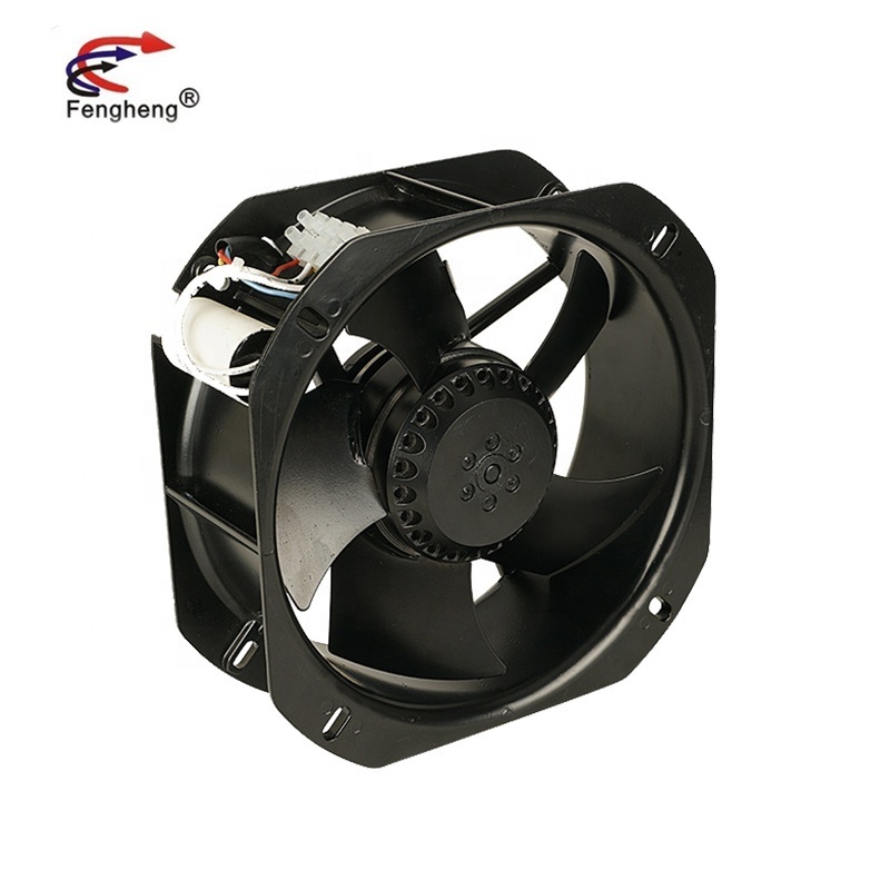 AC Axial Fans 225mm 8.8 Inch225x225x80mm 220V single phase Full metal fan blade ac motor cooling axial fan