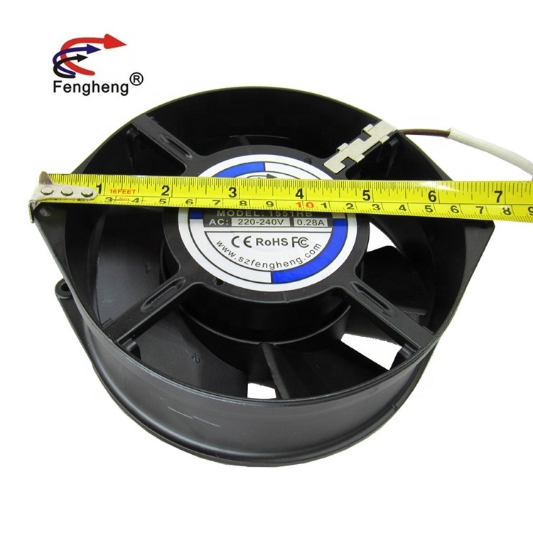 AC Axial Flow Fans 17255 172x150x55mm 110v 220v  Low Power Consumption Exhaust Cooling Fan