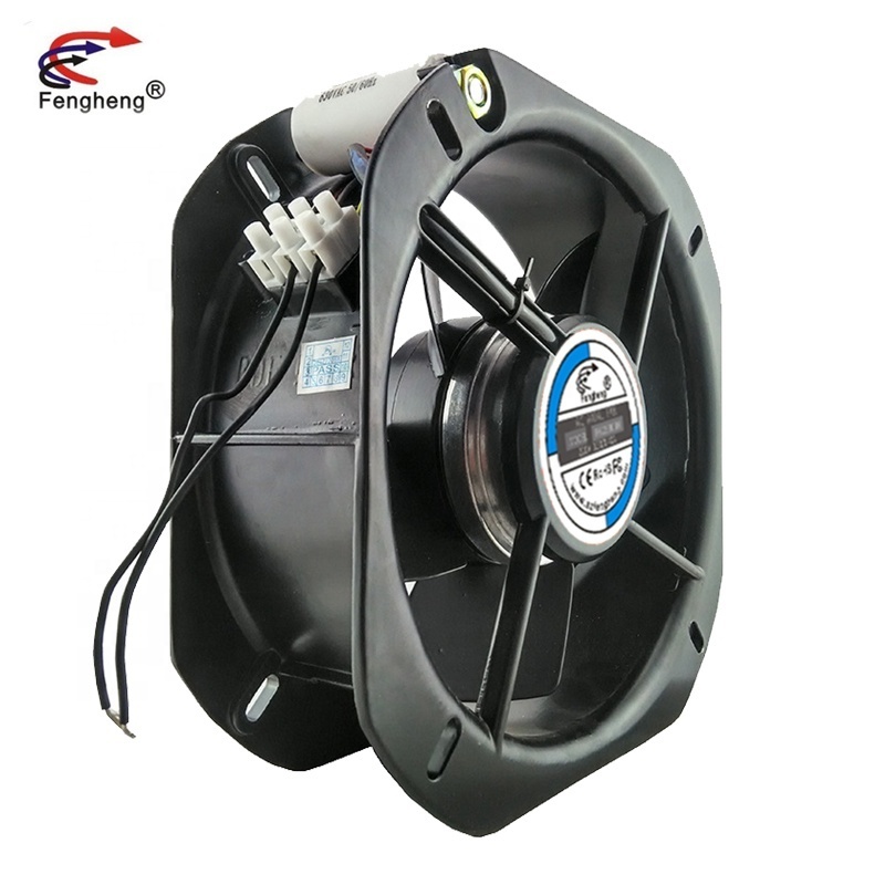 AC Axial Fans 225mm 8.8 Inch225x225x80mm 220V single phase Full metal fan blade ac motor cooling axial fan