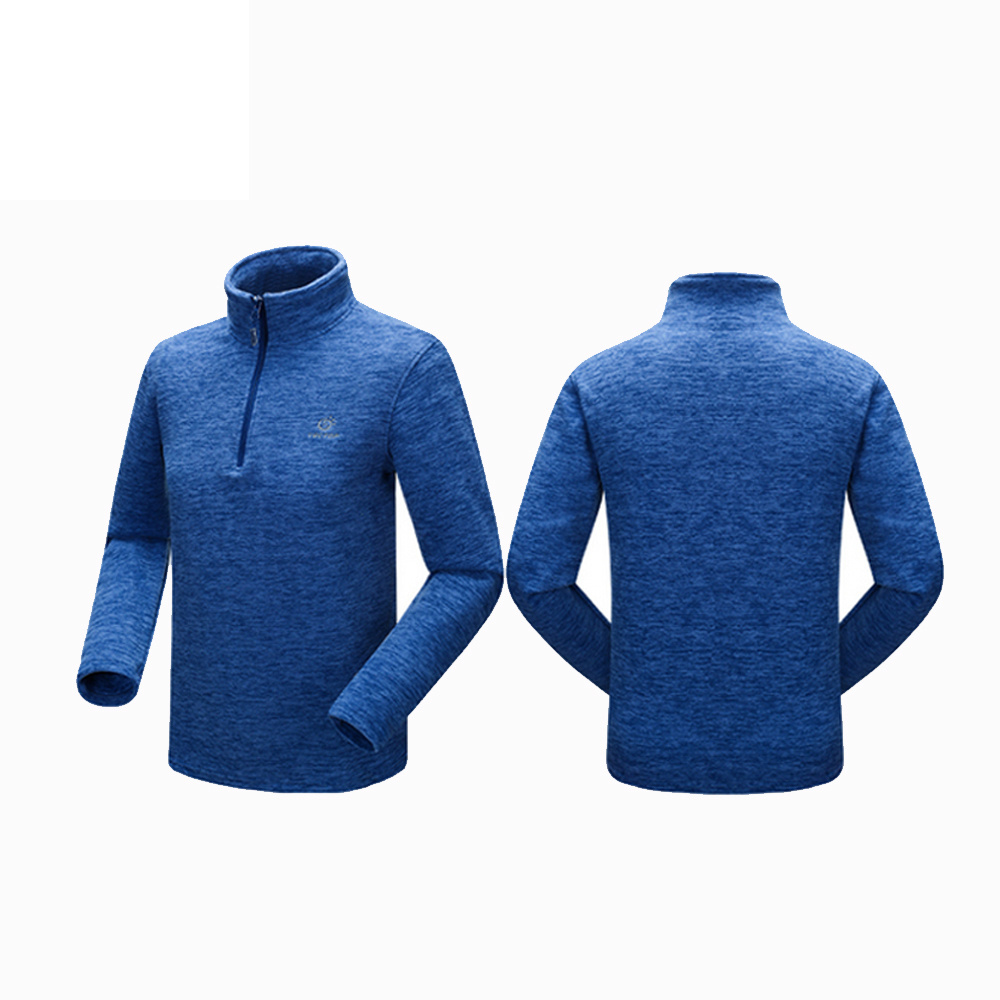 High Quality Winter Men's 100%polyester Half Zip Polar Fleece Jacket