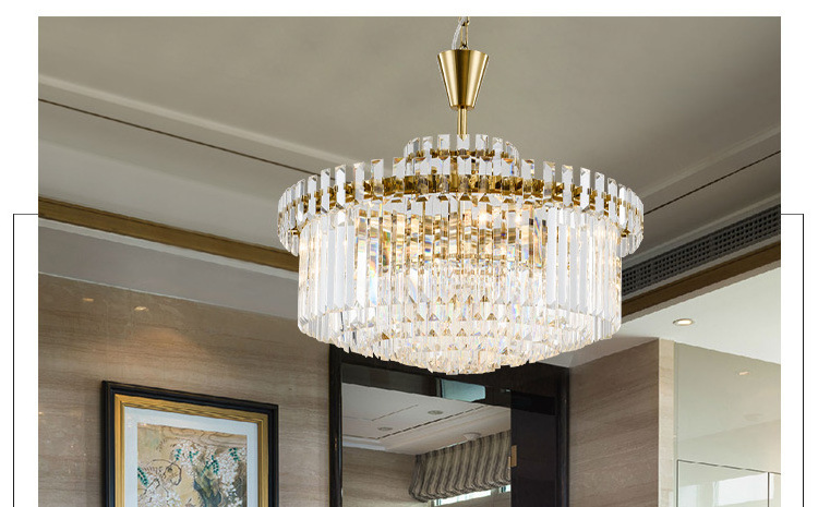 MEEROSEE Luxury Chandelier Lighting Modern for 5 Star Hotel Lighting Fixtures for Home Room Decoration Led Light Modern MD87553