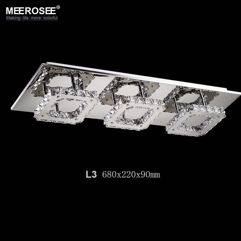 Modern LED Diamond Crystal Ceiling Light Fitting Crystal Lamp for Hallway Corridor Flush Mount LED diamond light MD88060