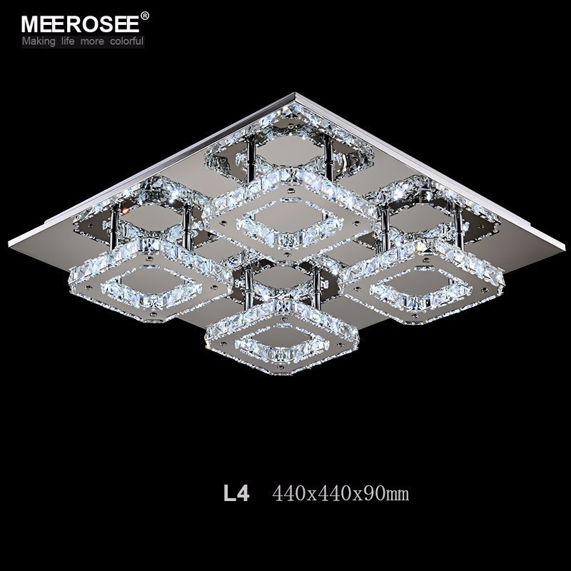 Modern LED Diamond Crystal Ceiling Light Fitting Crystal Lamp for Hallway Corridor Flush Mount LED diamond light MD88060