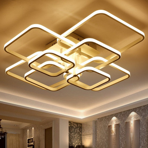 Rectangle Acrylic LED Ceiling Lights for living room bedroom Modern LED Lamparas de techo New White Ceiling Lamp Fixtures MD1021