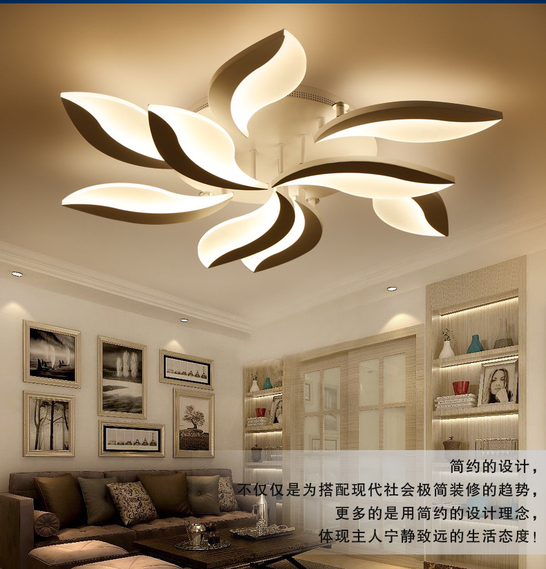 Flower LED Ceiling Lights Living room Bedroom Lustres Home Ceiling Lamp Acrylic Lamparas de techo LED Ceiling Lighting MD85072