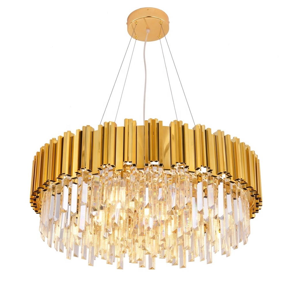 Meerosee Pendant Light Fixture Crystal Drop Hanging Lamp minimalist Deco for Home Hotel Restaurant Doordash Light MD85599