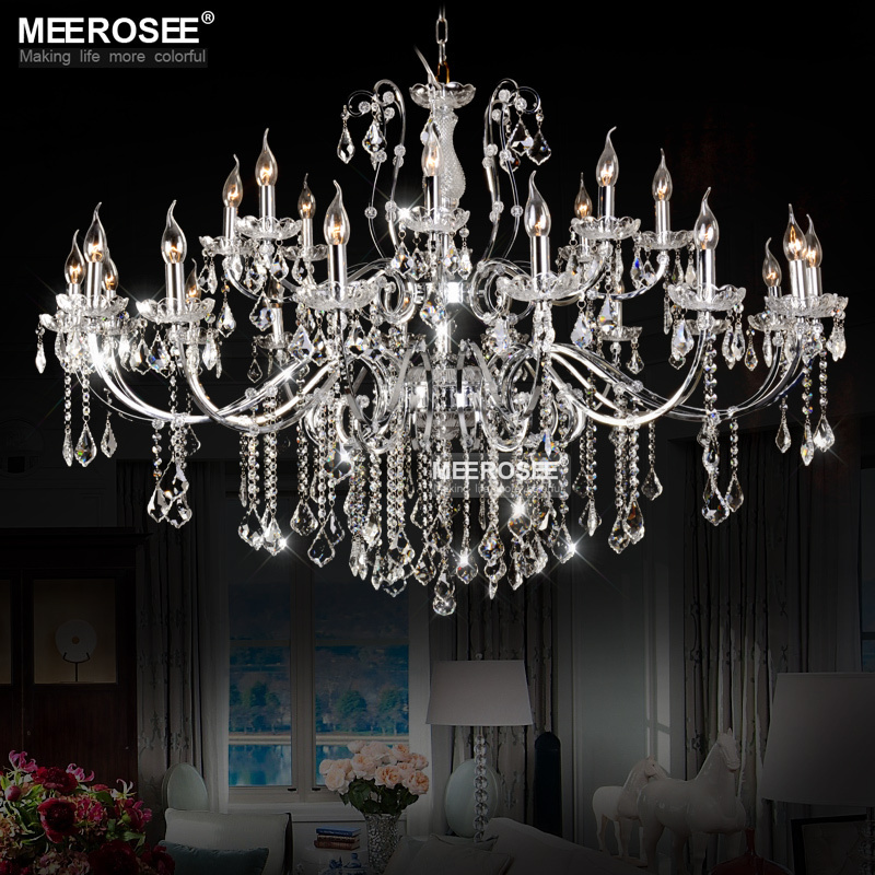 Top K9 Crystal Chandelier Modern Large Indoor Chandeliers Lamps Light 24 Arms Lustre Lighting Fixtures for kitchen MD2520