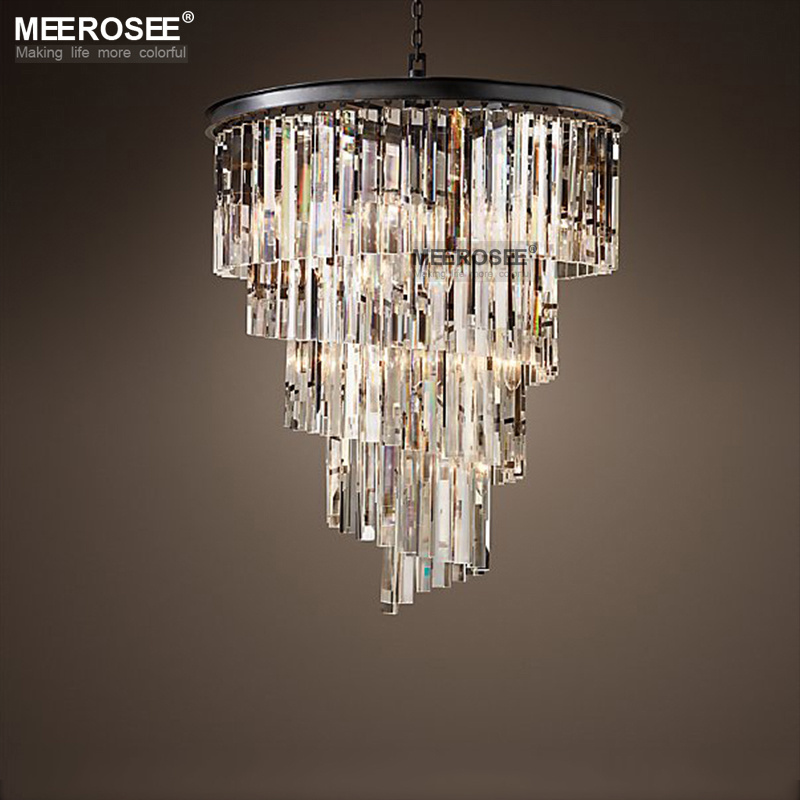 Luxury Crystal Chandelier Light Lustres Luminaires Hanging Lighting for Restaurant Hotel Crystal Lamp Drop Lamparas MD85047