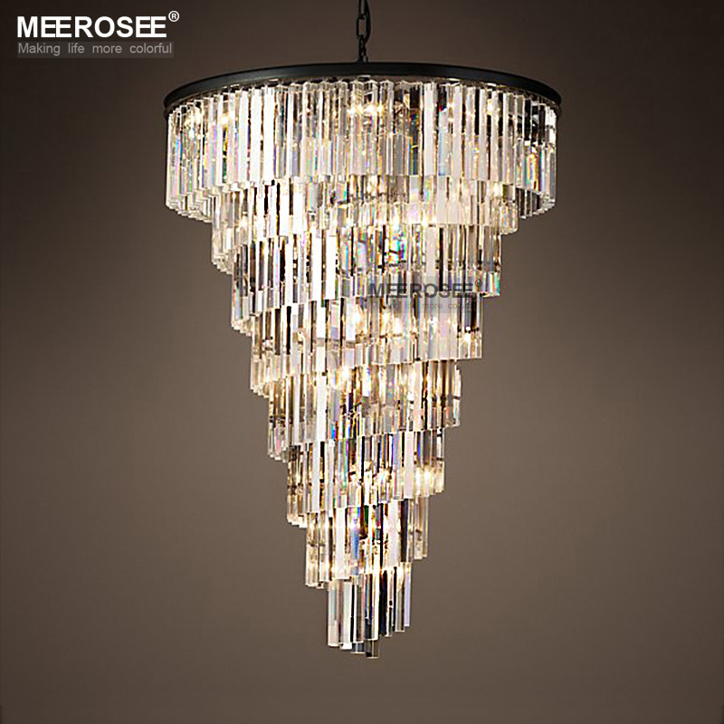 Luxury Crystal Chandelier Light Lustres Luminaires Hanging Lighting for Restaurant Hotel Crystal Lamp Drop Lamparas MD85047