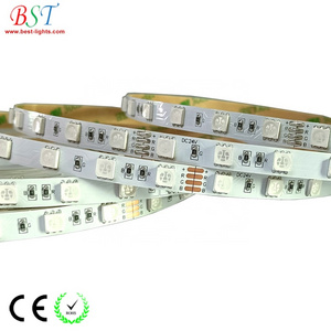 RGB Color changing LED Strip light SMD5050 DC12V, DC5V, DC24V 6mm, 8mm, 10mm wide 60 LEDs/M Super Bright rgb led strip lights