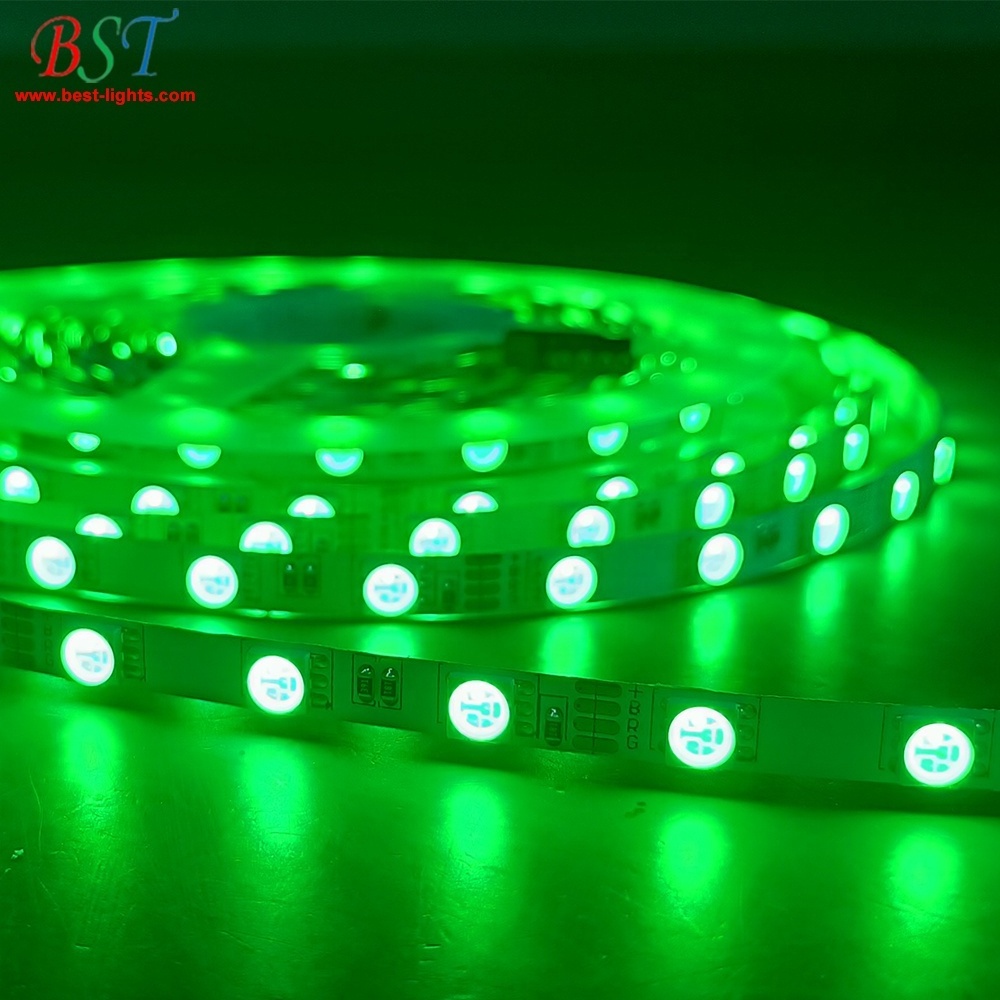 RGB Color changing LED Strip light SMD5050 DC12V, DC5V, DC24V 6mm, 8mm, 10mm wide 60 LEDs/M Super Bright rgb led strip lights