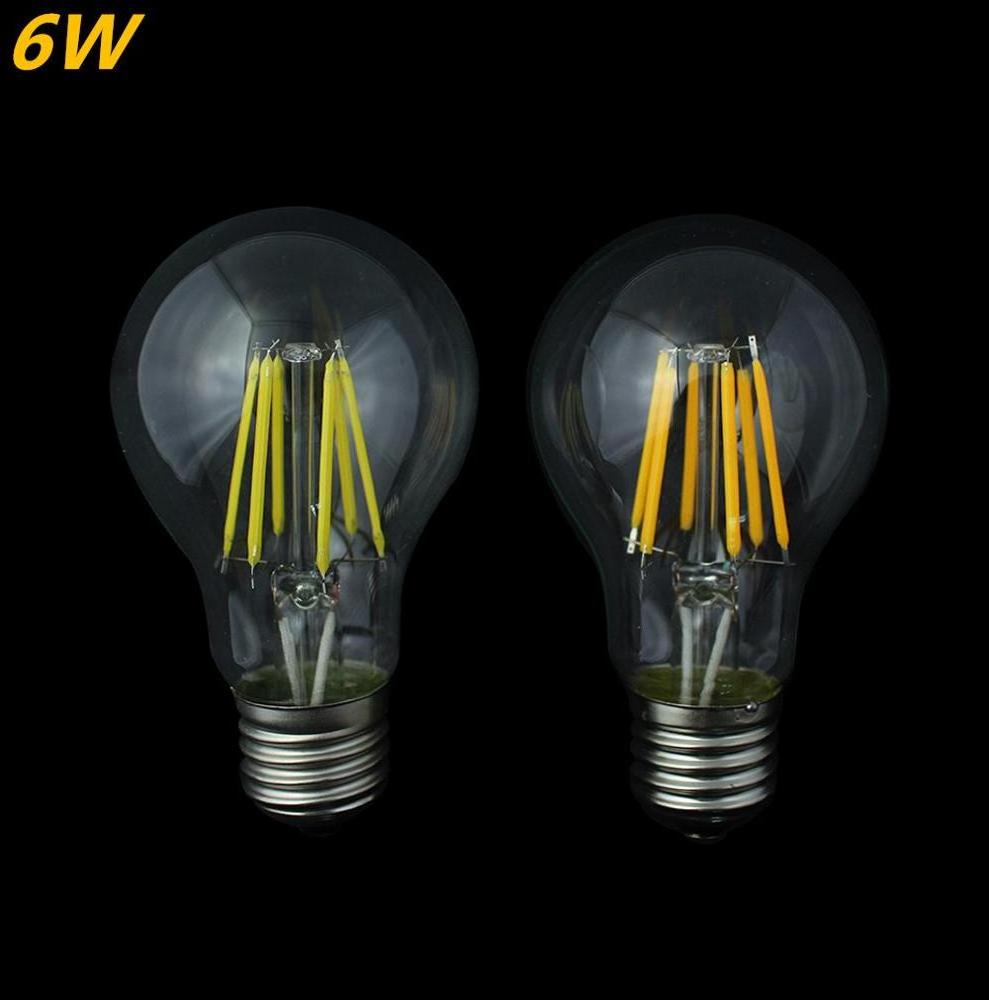 12v dc led light bulb 24V led filament bulb A60 A19 led light