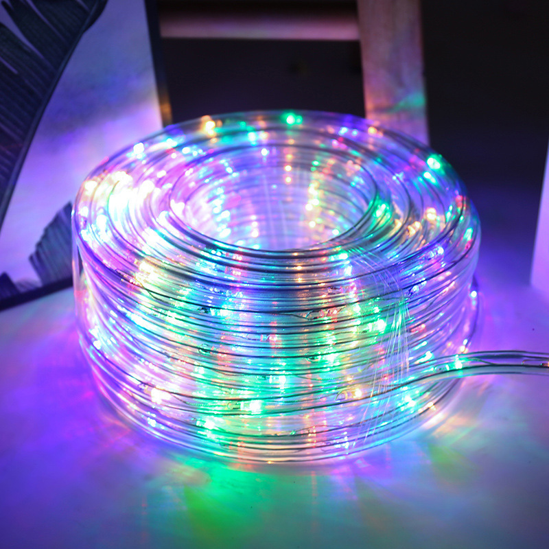 Wholesale 220V/110V 100M Christmas Decoration RGB Outdoor Waterproof Soft White LED Rope Light