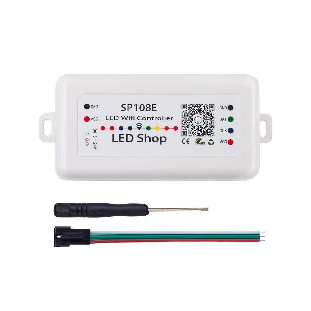 DC5-24V Smart phone control SP108E WIFI pixel led Controller for RGBW pixel led Strip