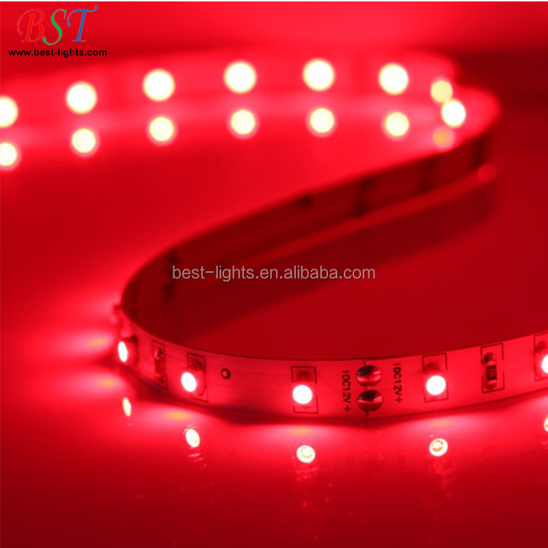 CE&ROHS approved cuttable 4.8 watt per meter led strip 3528 infrared led strip 850nm