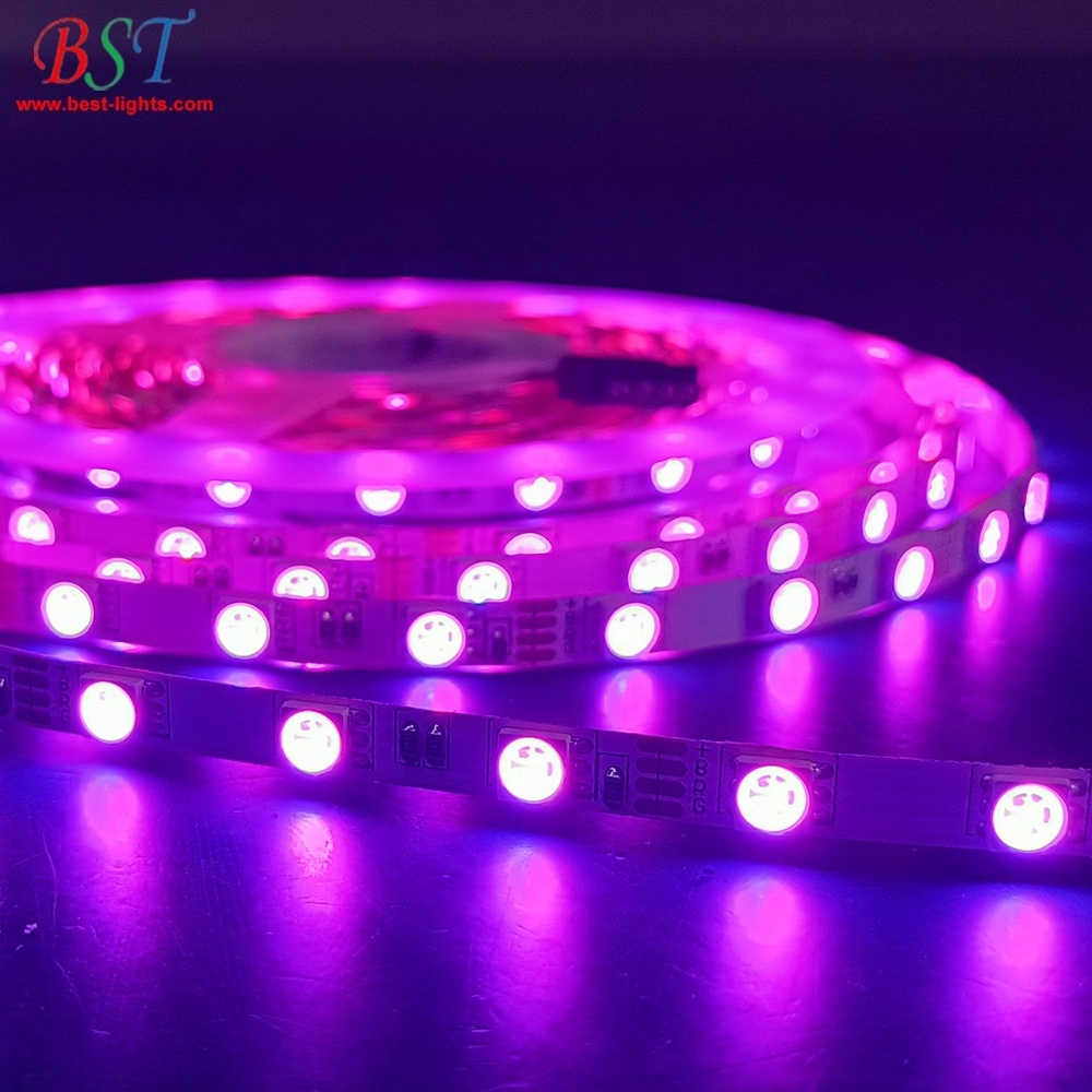 RGB Color changing LED Strip light SMD5050 DC12V, DC5V, DC24V 6mm, 8mm, 10mm wide 60 LEDs/M Super Bright rgb led strip lights