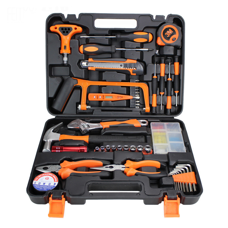 19pcs Flashlight Set 004-4 Hardware toolbox Tool Set Hand Tool set home repair tools