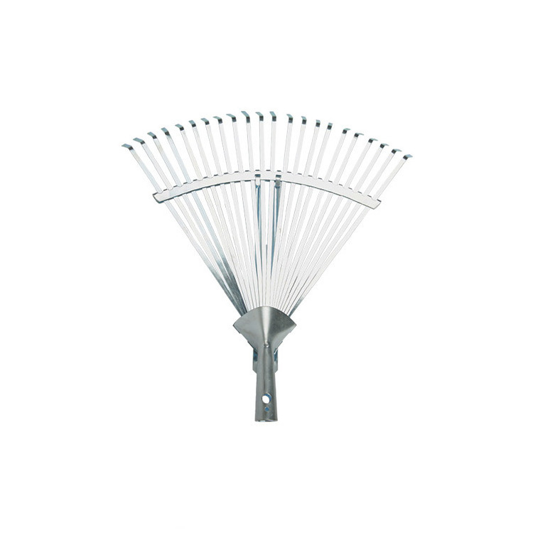 BEST-LINE Europe market 22 tines galvanized telesope metal leaf rake OEM