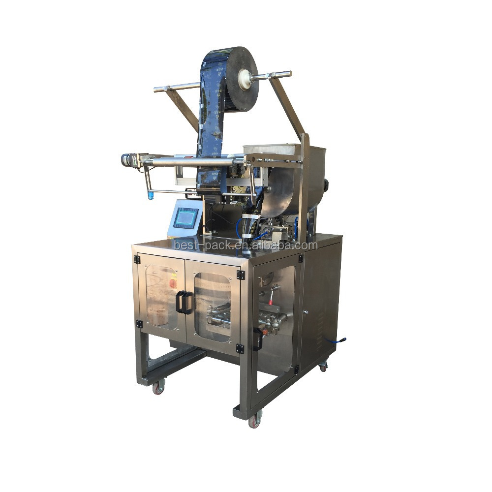 Speed 30-60 bags/min 1-100ml juice yogurt packing filling machine