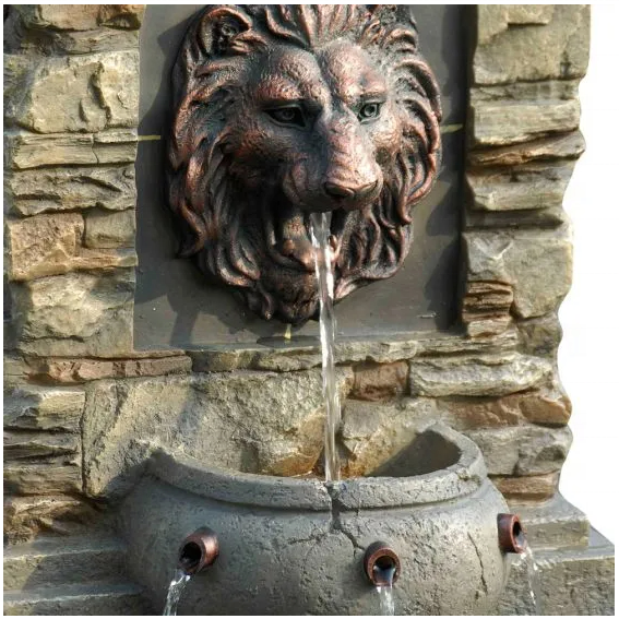 outdoor  garden bronze dragon head water fountains sculpture