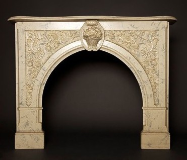 indoor white marble fireplace surround decorative fireplace modern limestone mantel shelf