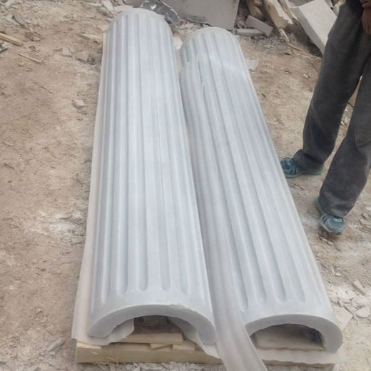 customized marble roma column for sale Granite column building design pillar