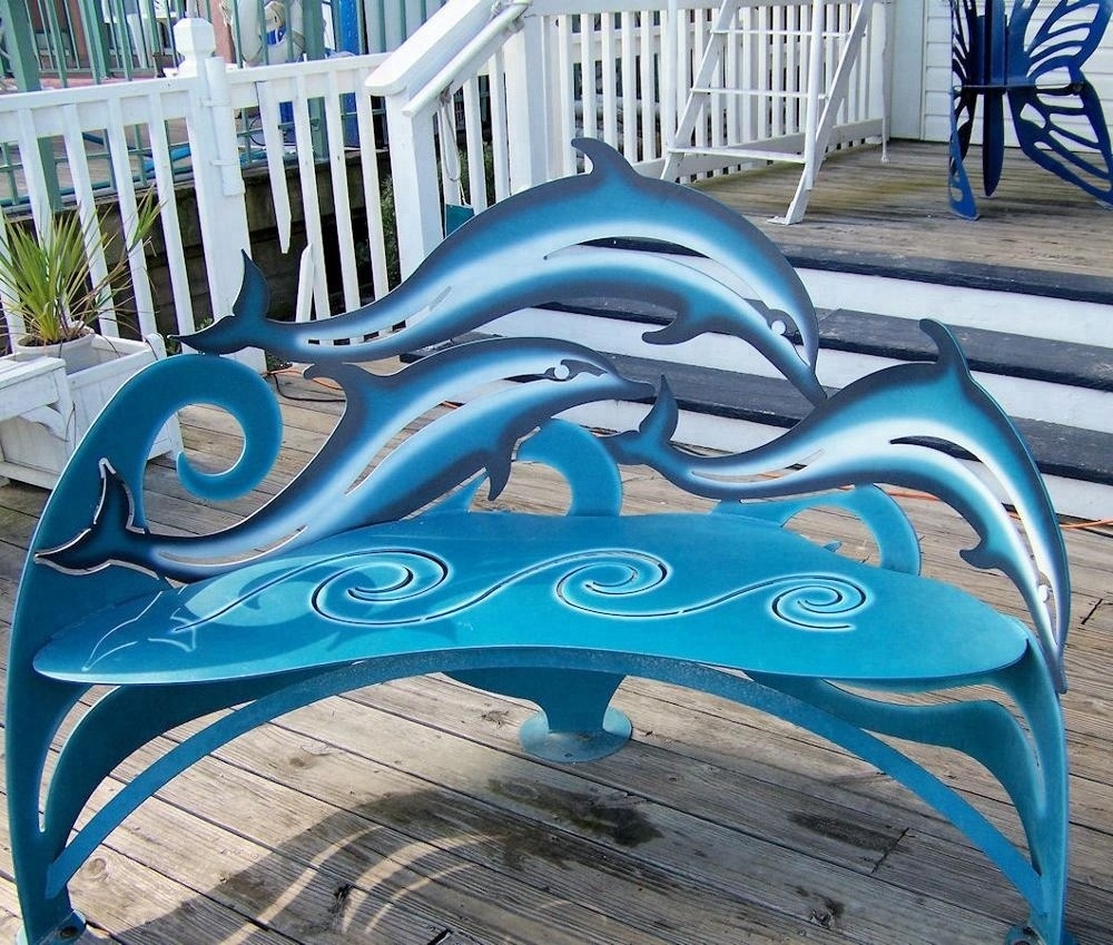 outdoor furniture metal butterfly garden iron bench sculpture for sale