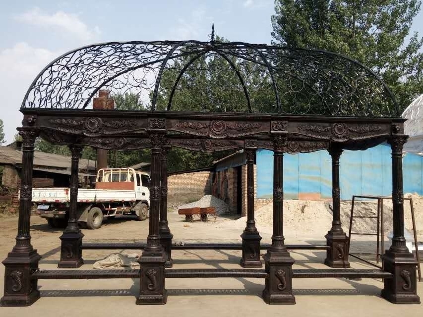 victorian outdoor garden ornamental wrought iron gazebo for sale