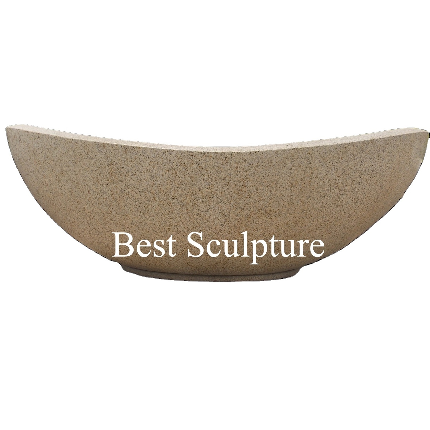 natural stone tub Egypt cream marble bathtub sculpture for sale