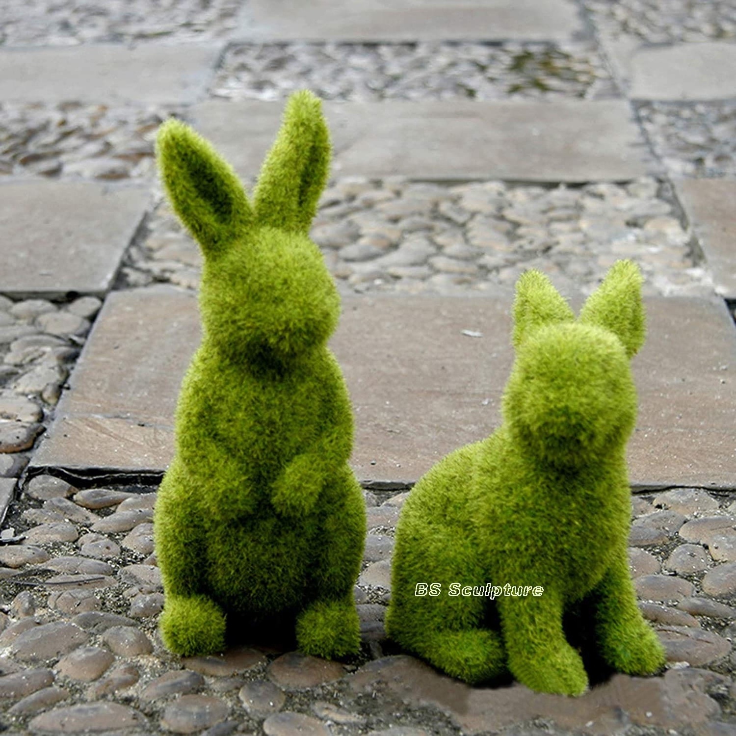 factory direct artificial grass animal topiary landscape resin bear statue sculpture