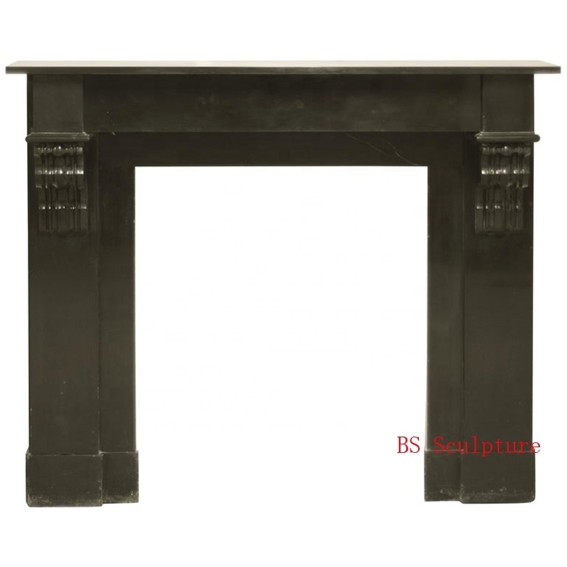 Dinning Room French Style Uk Marble Nude lady Fireplace Surround Mantel Sculpture