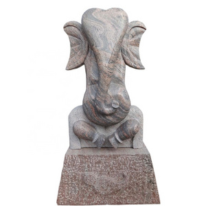 outdoor modern abstract marble ganesh statue indian god stone sculpture