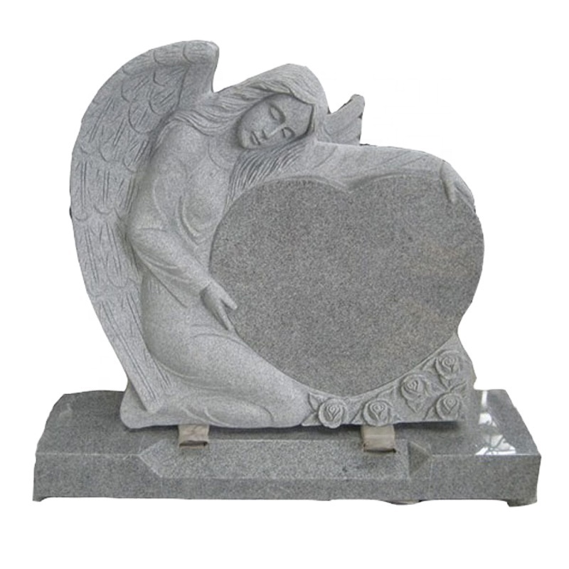 luxurious granite virgin mary  statue tombstone gravestone monument sculpture