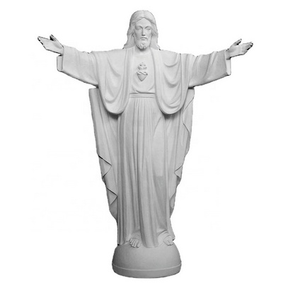 life size jesus white marble religious statues for garden decor